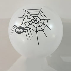 Halloween Skull Black Balloons (Set of Halloween Balloons)